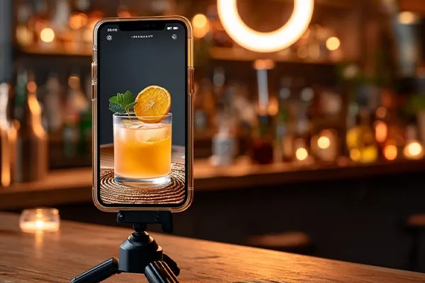 Example of good natural lighting for food photography